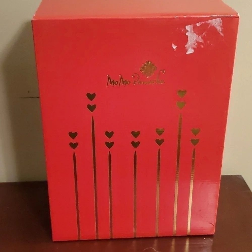 Mo Mo Panache Valentine's Day Champagne Stems Boxed Set NWOT